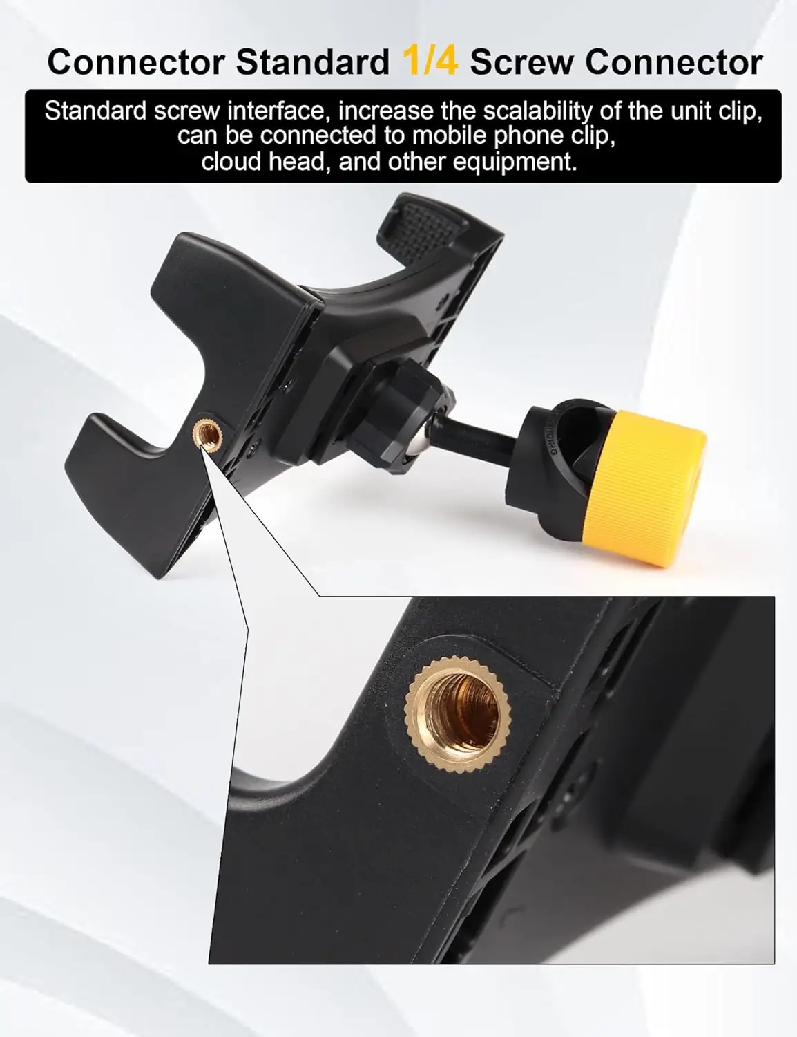 Mr.Power Tablet/Phone Mount Holder for Microphone Music Stand, Fits Devices from Screen Size 4.7 to 11 in, Compatible with iPhone, Compatible with iPad Pro Air Mini, Compatible with Samsung Tab etc - Image 3