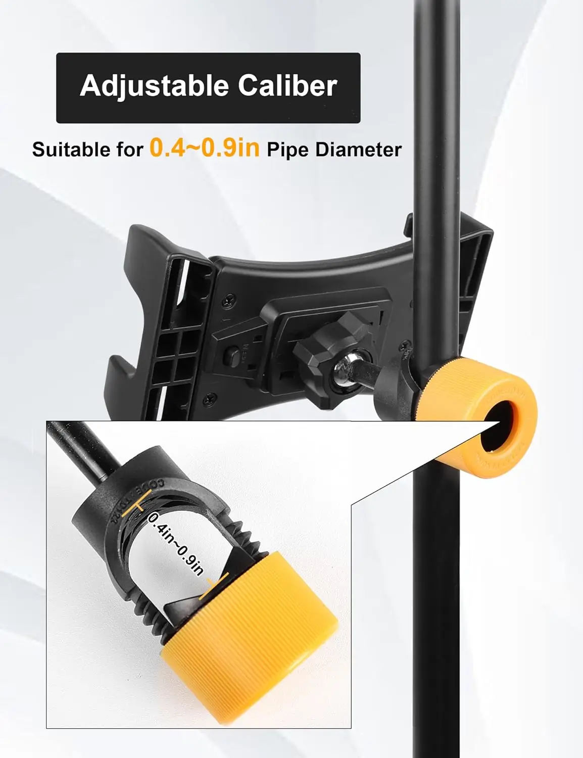 Mr.Power Tablet/Phone Mount Holder for Microphone Music Stand, Fits Devices from Screen Size 4.7 to 11 in, Compatible with iPhone, Compatible with iPad Pro Air Mini, Compatible with Samsung Tab etc - Image 7